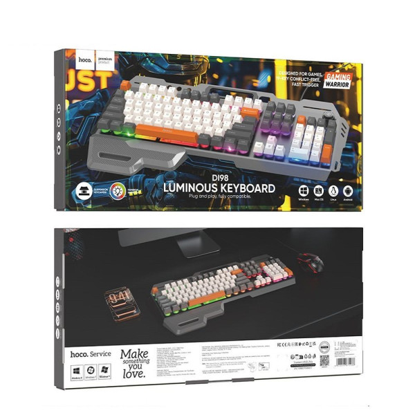 Hoco DI98 Ενσύρματο Πληκτρολόγιο QWERTY Gaming