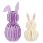 Legami σετ από 2 Foldable Paper Bunnies - Hoppy Easter