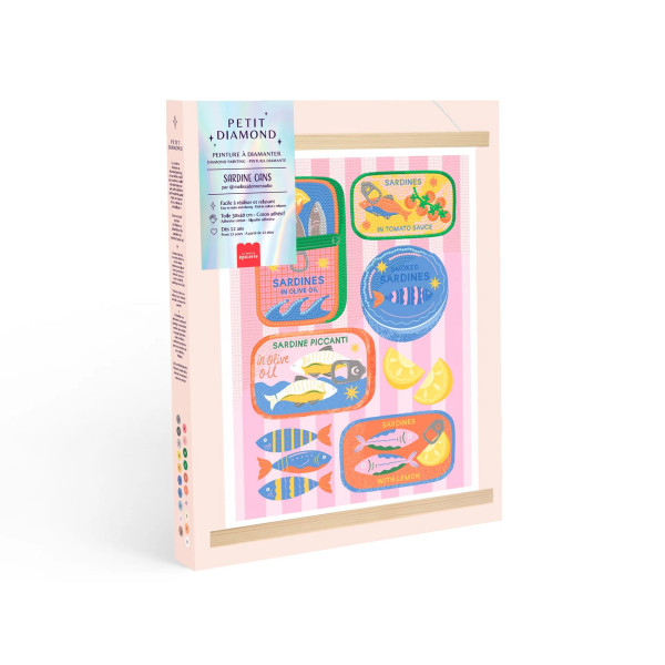 Petite Epicerie Σετ Ζωγραφικής με Διαμάντια - Sardine Cans