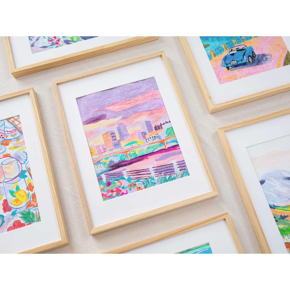 Petit Epicerie Σετ Ζωγραφικής με Παστέλ Αρίθμηση - Seoul