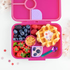 Lekkabox Classic Φαγητοδοχείο Tritan με 4 χωρίσματα (Berry)