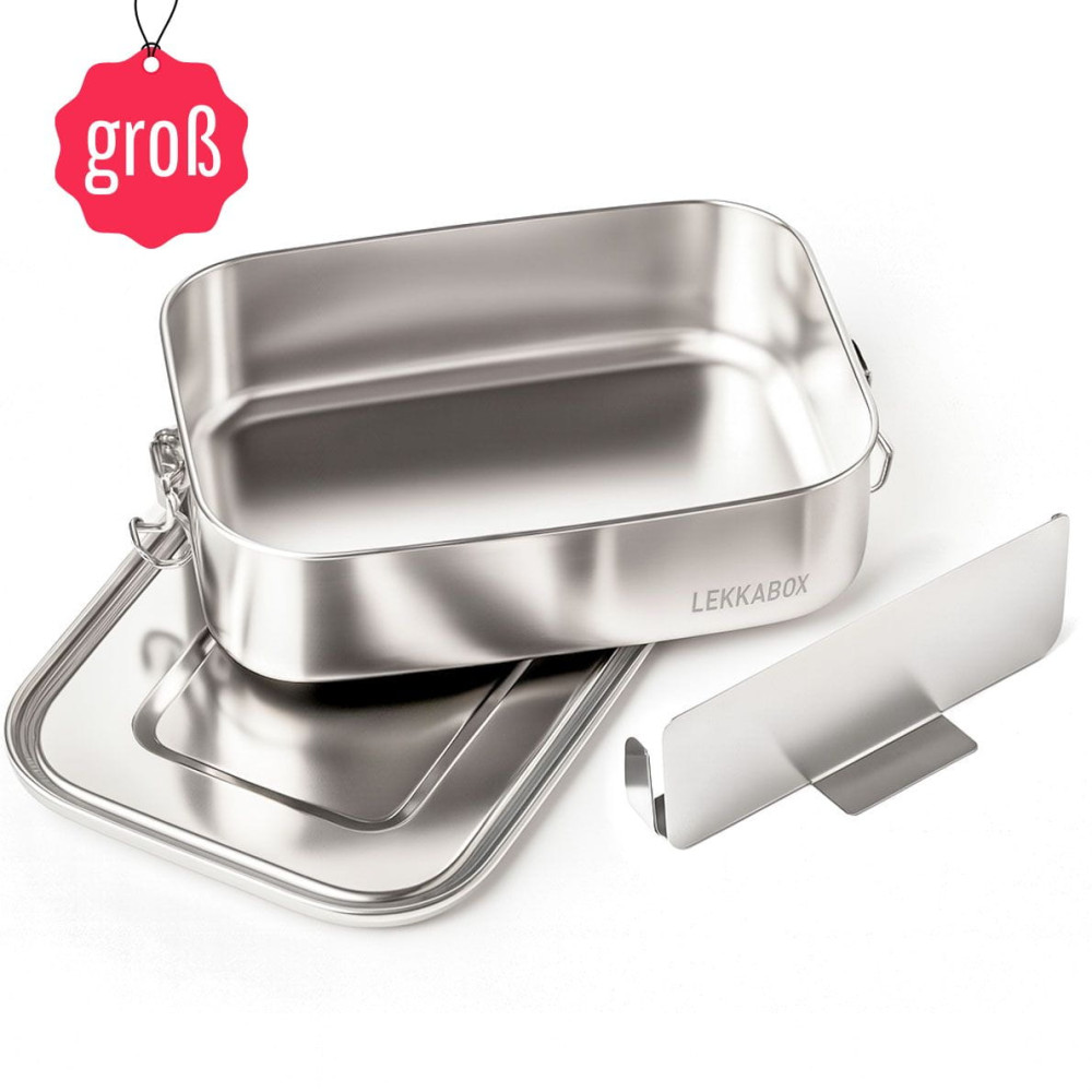 Lekkabox Safe Ανοξείδωτο Φαγητοδοχείο 1400ml