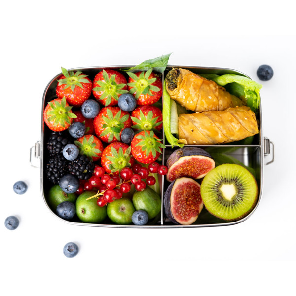 Lekkabox Safe Ανοξείδωτο Φαγητοδοχείο με 3 Χωρίσματα 1400ml