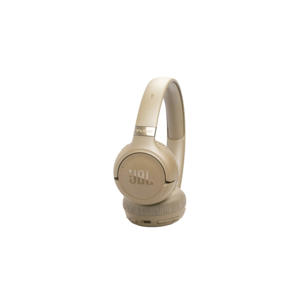 JBL Tune 680NC, On-Ear Bluetooth Headphones, ANC, Multipoint, APP (Beige)