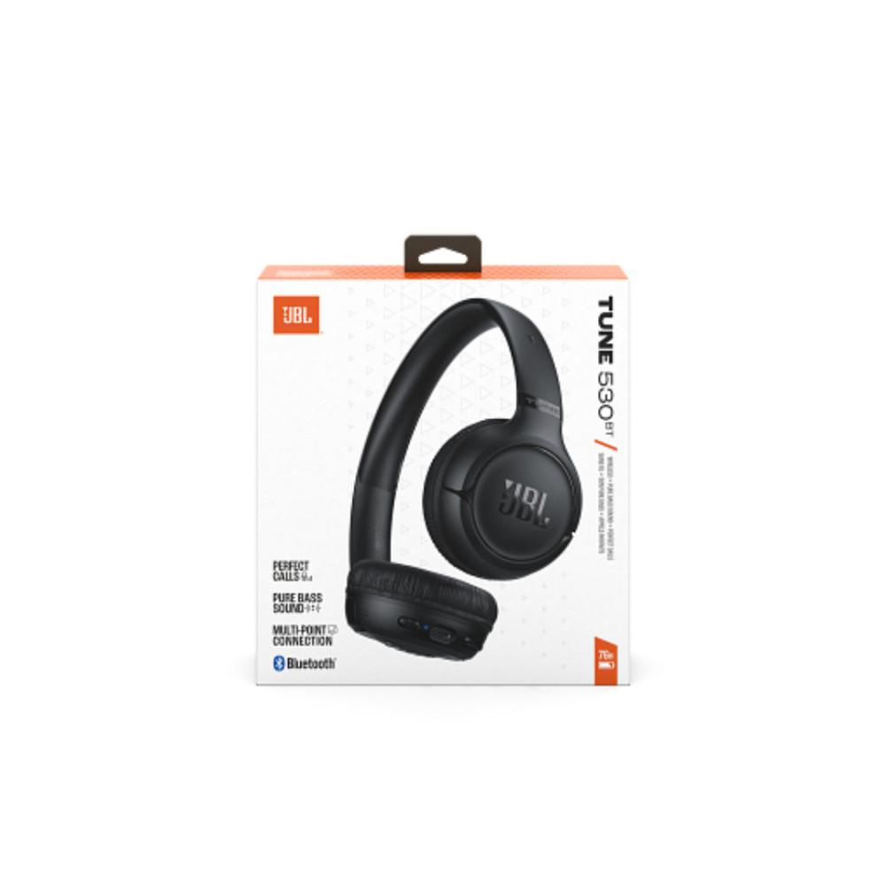 JBL Tune 530BT, On-Ear Bluetooth Headphones, Multipoint, APP (Μαύρο)
