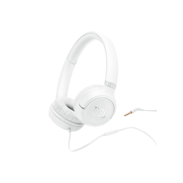 JBL Tune 530, On-Ear Universal Headphones, 1-button mic/rem (Λευκό)