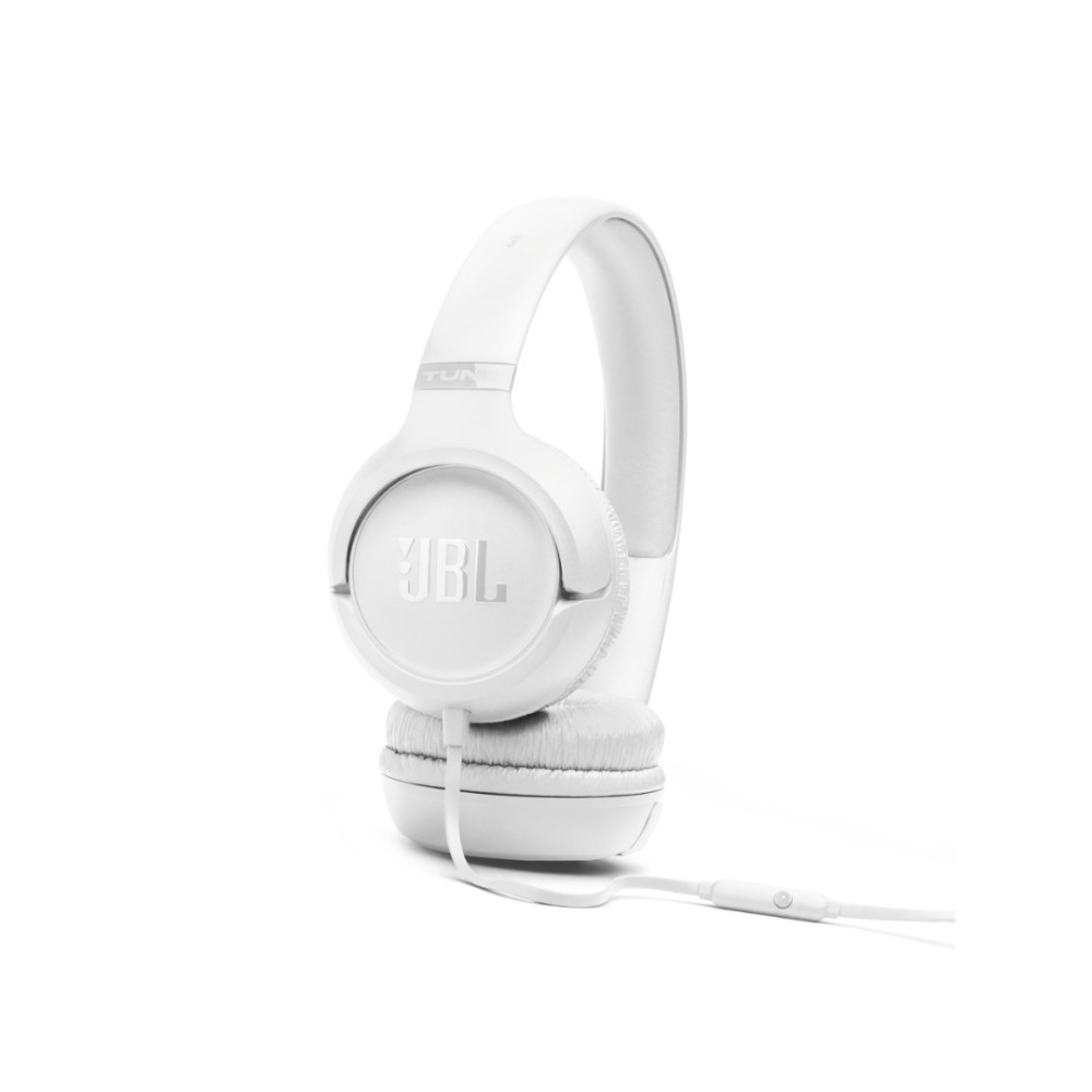 JBL Tune 530, On-Ear Universal Headphones, 1-button mic/rem (Λευκό)