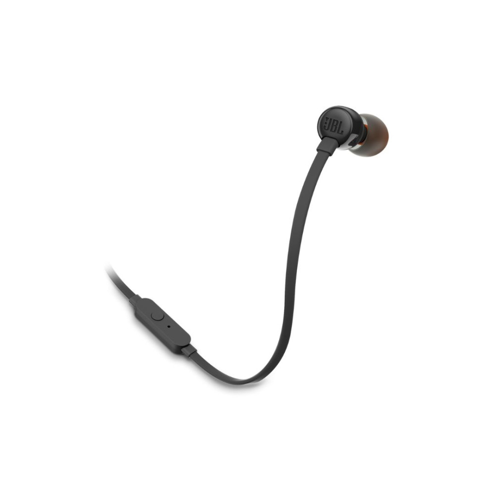 JBL T110E, InEar Universal Headphones 1-button Mic/Remote με Βύσμα 3.5mm (Μαύρο)