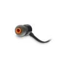JBL T110E, InEar Universal Headphones 1-button Mic/Remote με Βύσμα 3.5mm (Μαύρο)