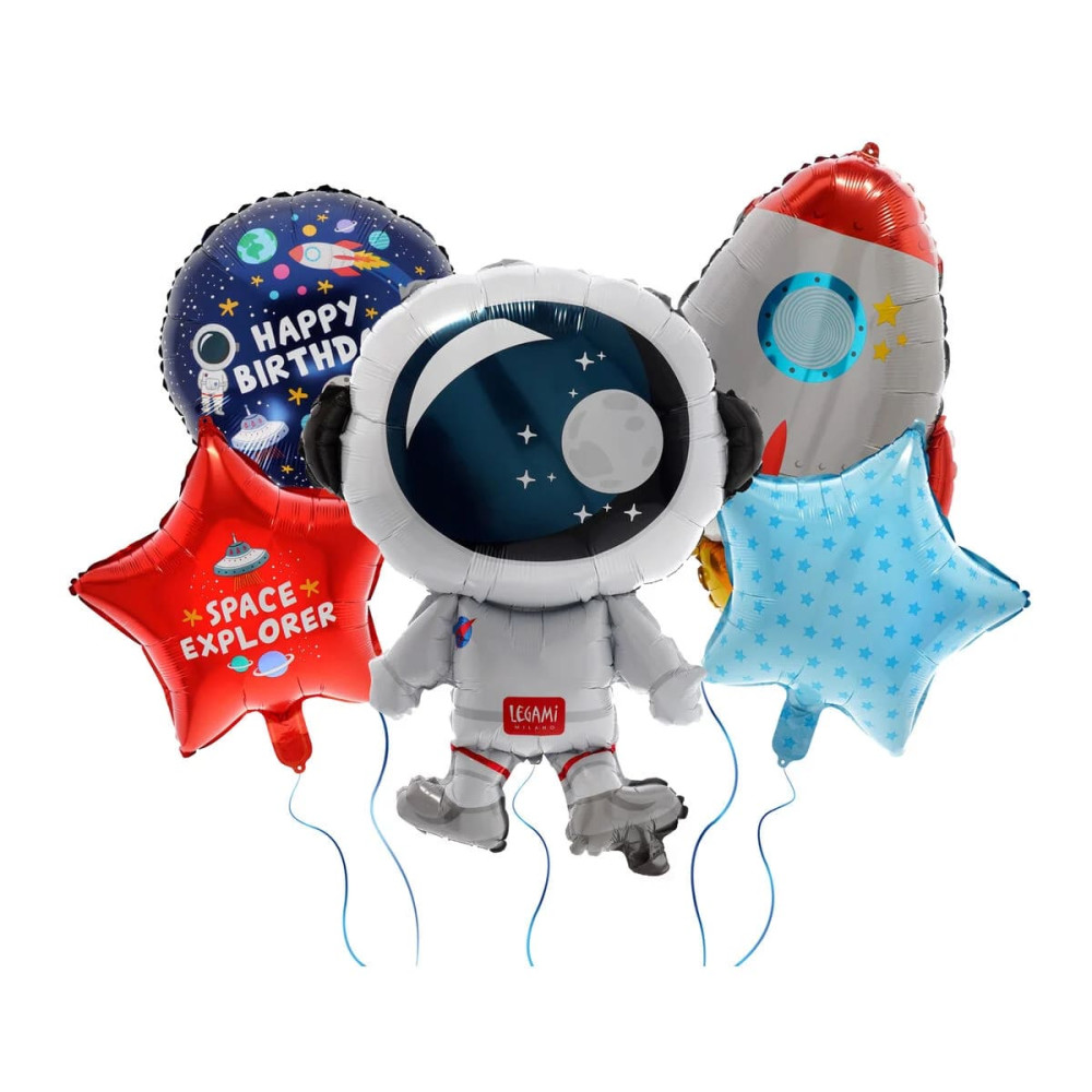 Legami σετ από 5 Space Birthday Party Balloons - Let’s Party!