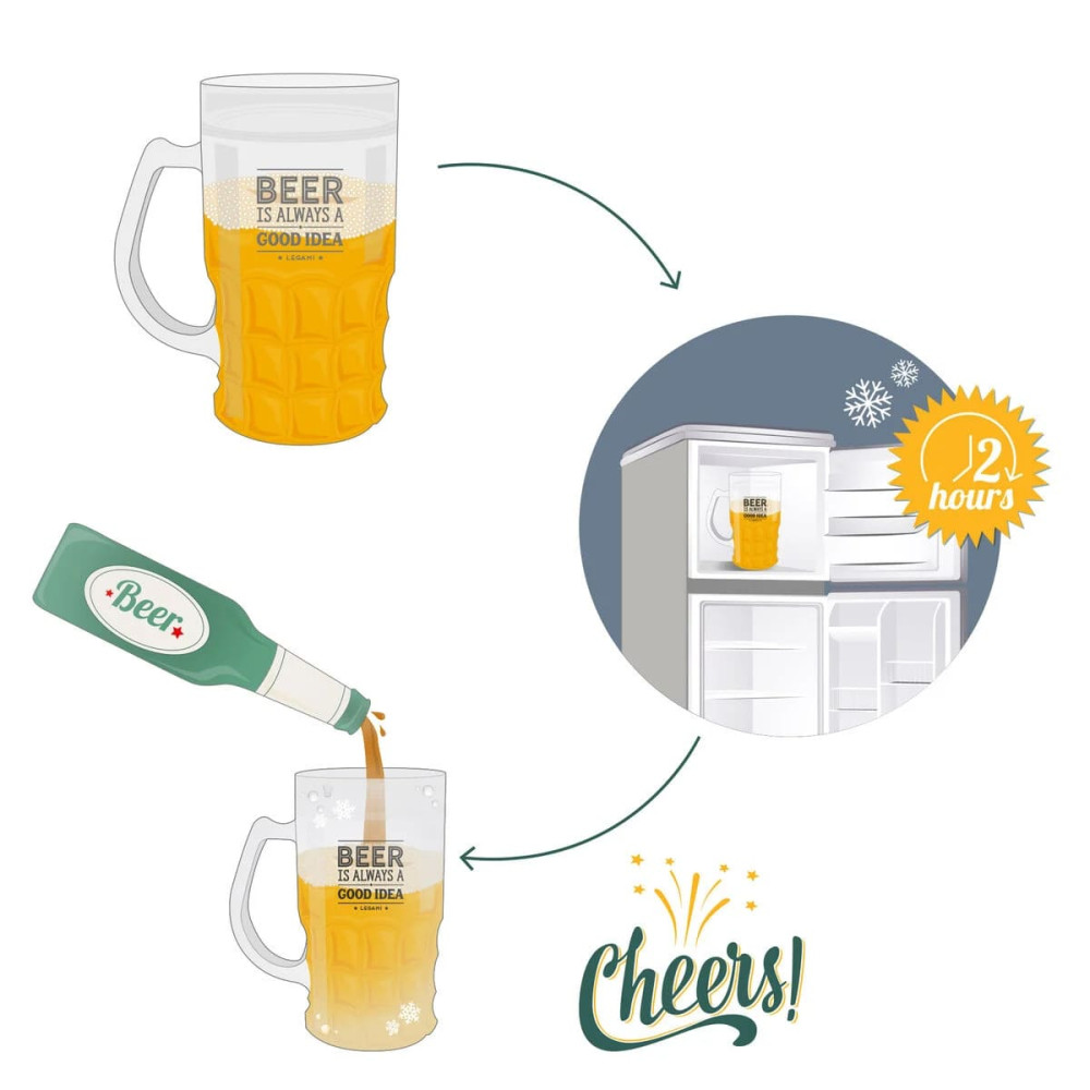 Legami Ποτήρι Mπύρας Cooling Beer Mug