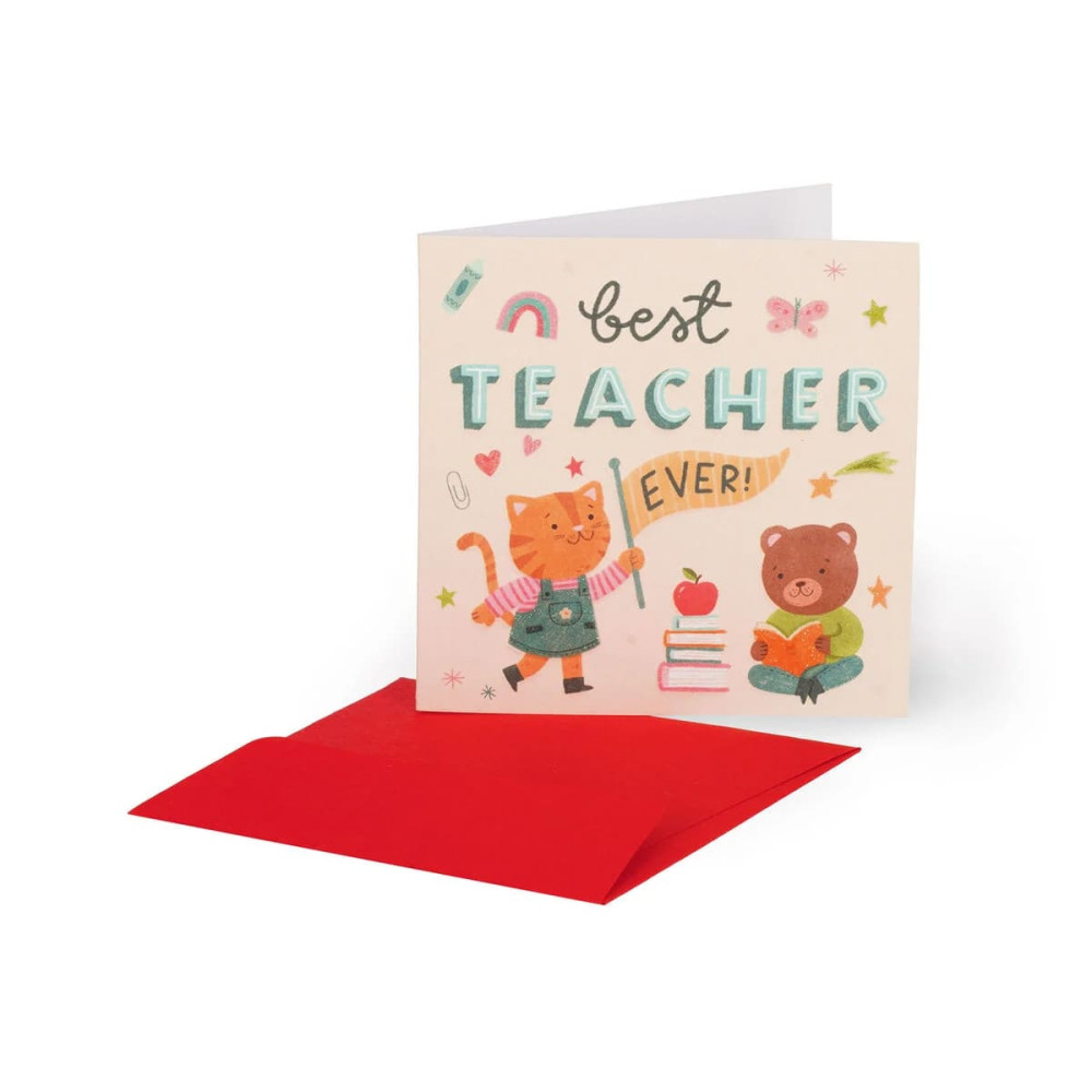 Legami Ευχετήρια Κάρτα - Small - Best Teacher (7 x 7 cm)