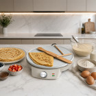 LiFE TERRAZZO Warm Grey Series - Κρεπιέρα με πλάκα κεραμικής επίστρωσης, 1200W