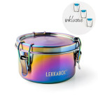 Lekkabox Rainbow Clipsy Δοχείο από ανοξείδωτο ατσάλι 400ml