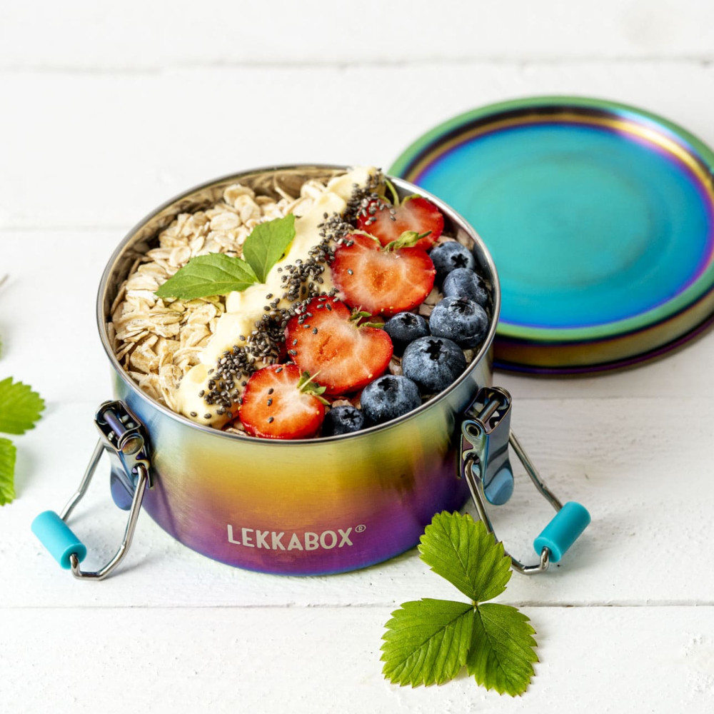 Lekkabox Rainbow Clipsy Δοχείο από ανοξείδωτο ατσάλι 400ml