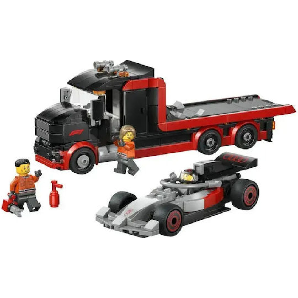 LEGO City F1 Display Truck With AUDI F1 Race Car (60493)