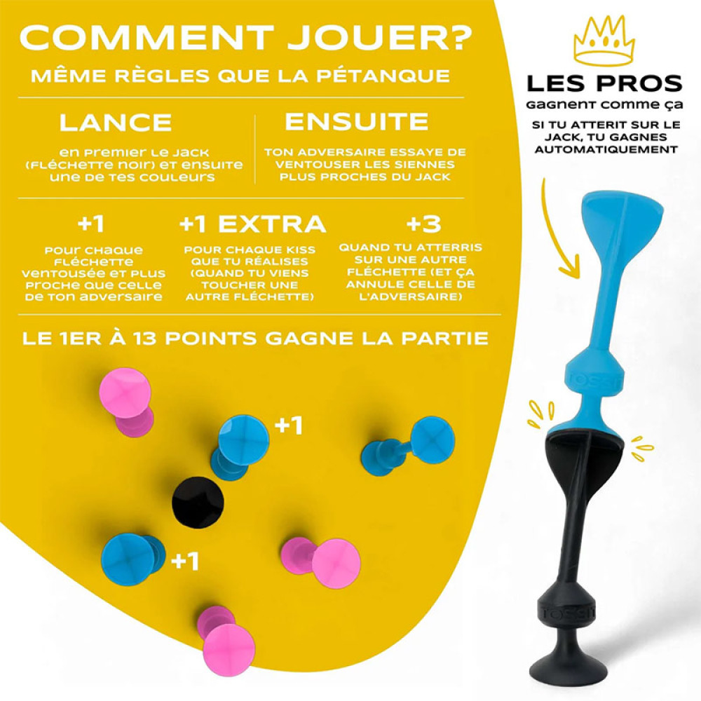 TOSSIT Game Starter Pack (Pink-Blue)