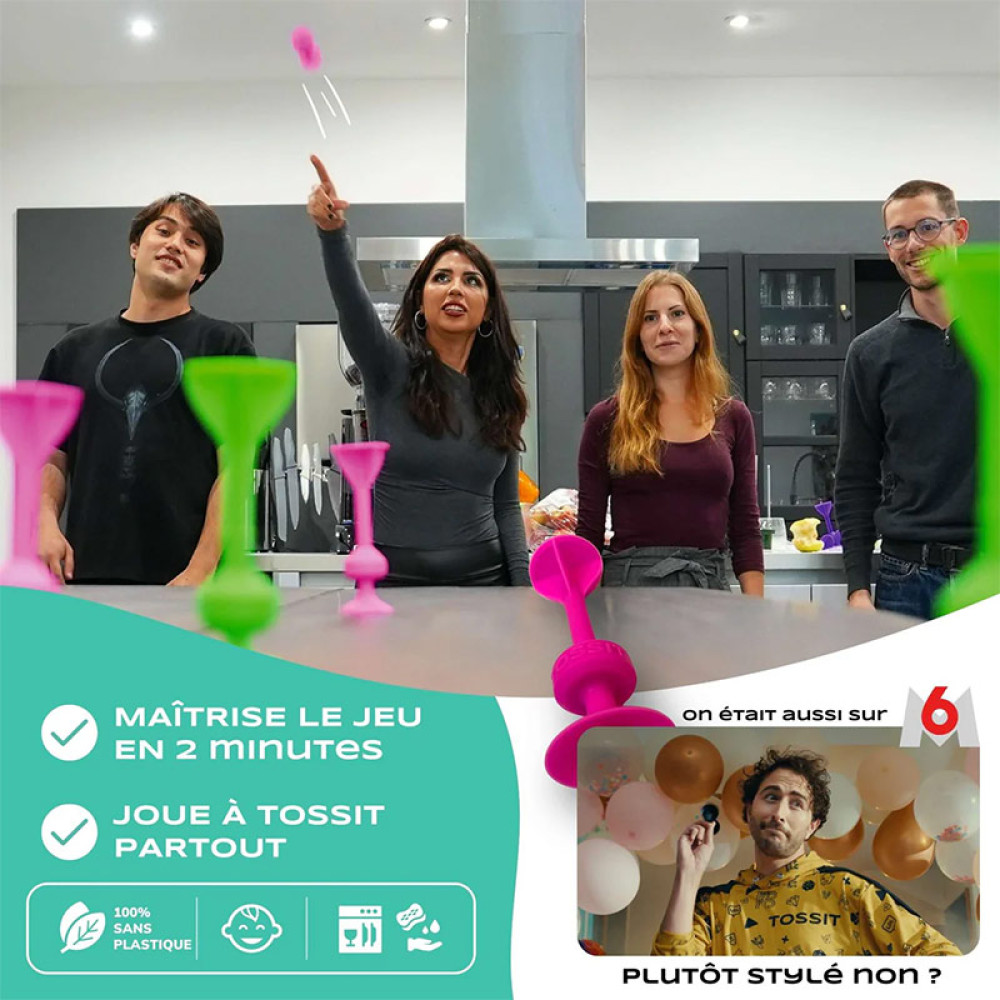 TOSSIT Game Starter Pack (Pink-Blue)