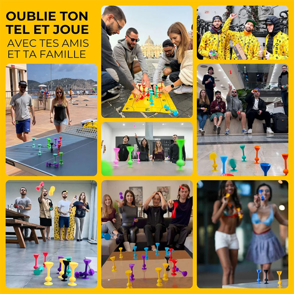 TOSSIT Game Starter Pack (Pink-Blue)