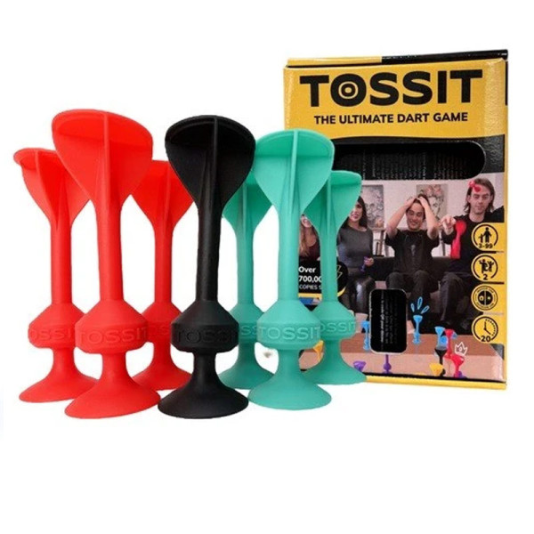 TOSSIT Game Starter Pack (Red-Cyan)