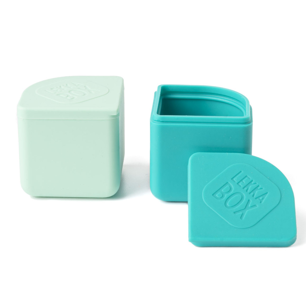 Lekkabox Dippies Bento Cups Θήκες Σιλικόνης 2 τμχ (Ocean)