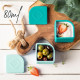 Lekkabox Dippies Bento Cups Θήκες Σιλικόνης 2 τμχ (Ocean)