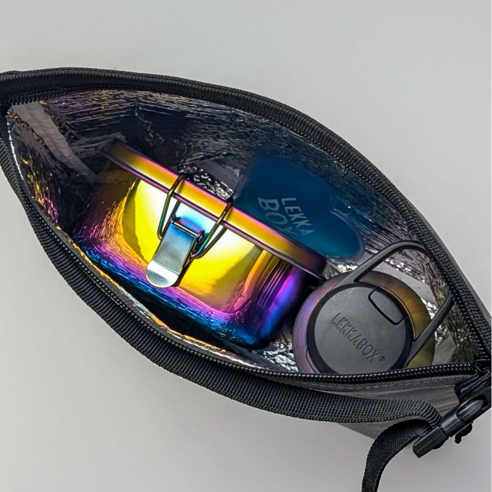 Lekkabox Cooly Lunch Bag Ισοθερμική Τσάντα - Black