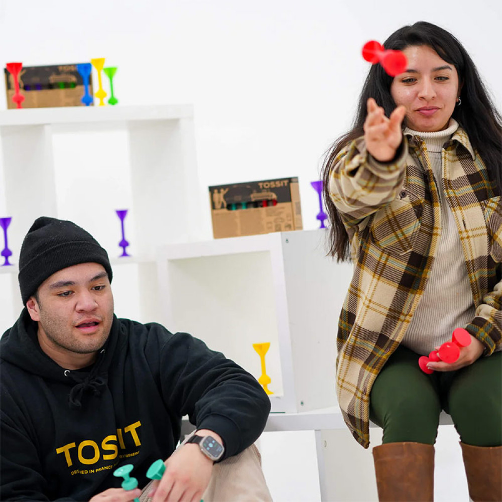 TOSSIT Game Family Pack (Red-Cyan-Blue-Yellow)