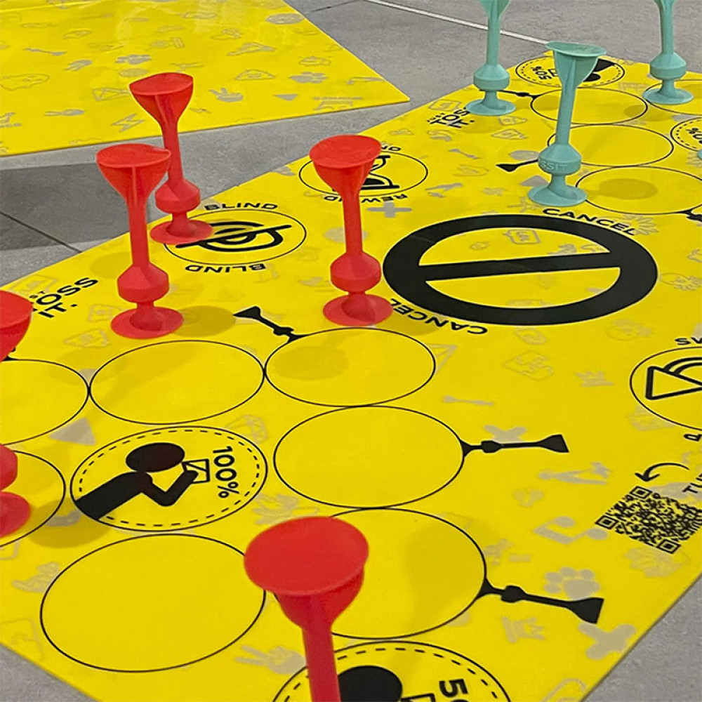 TOSSIT Game Family Pack (Red-Cyan-Blue-Yellow)