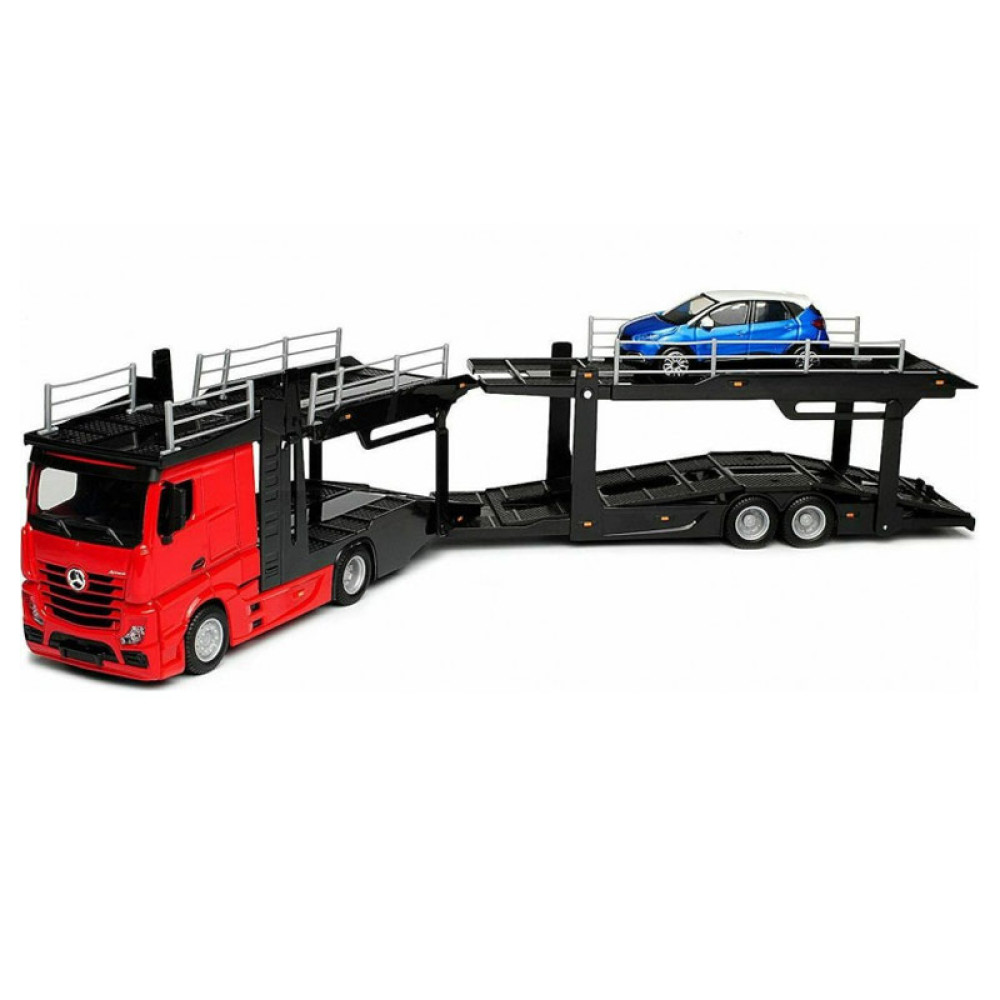 Bburago Street Fire Mercedes Benz Actros, Renault Captur 1/43