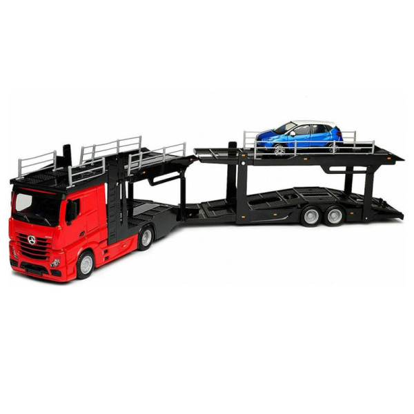 Bburago Street Fire Mercedes Benz Actros, Renault Captur 1/43