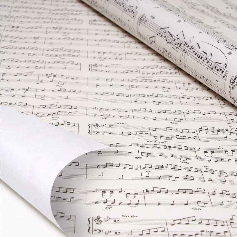 Χαρτί Περιτυλίγματος - Music (200 x 70 cm)