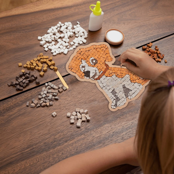 Mosaic Box Ψηφιδωτό Σκύλος