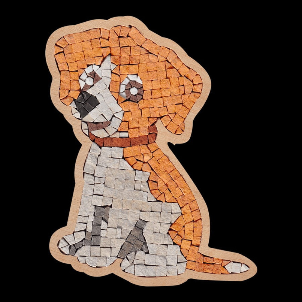 Mosaic Box Ψηφιδωτό Σκύλος