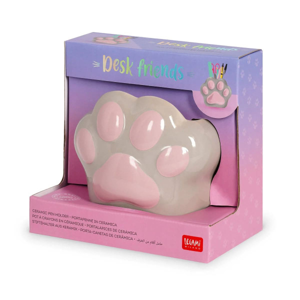 Legami Desk Friends Κεραμική Μολυβοθήκη Κουτί Αποθήκευσης - Kitty