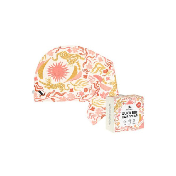 Dock & Bay Πετσέτα Μαλλιών με ελαφριά πικέ ύφανση 63x26cm - Tiger Palm