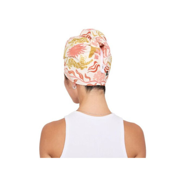 Dock & Bay Πετσέτα Μαλλιών με ελαφριά πικέ ύφανση 63x26cm - Tiger Palm