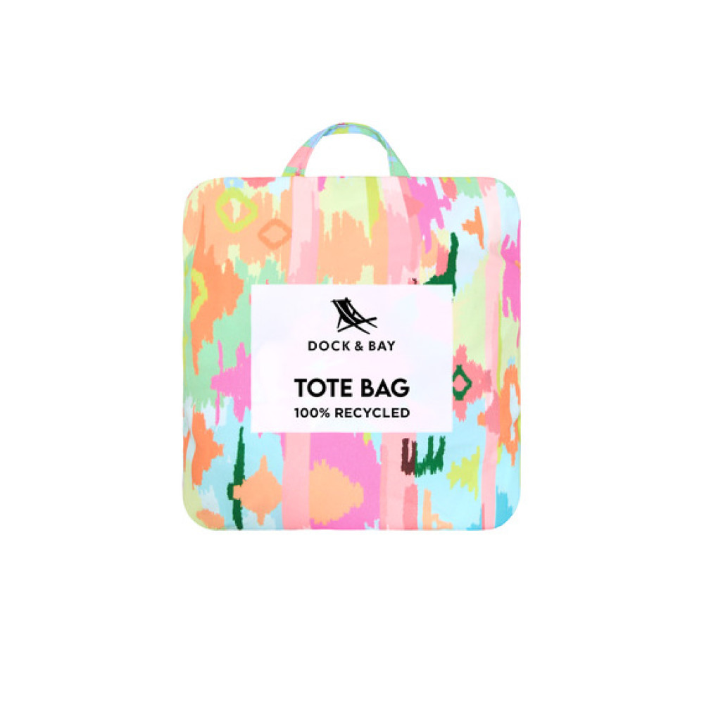 Dock & Bay Επαναχρησιμοποιούμενη τσάντα από 100% ανακυκλώσιμα υλικά - Ibiza Glow