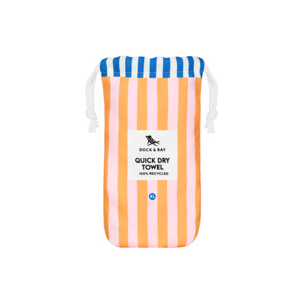 Dock & Bay Πετσέτα Θαλάσσης Μικροΐνών 200 x 90 cm - Mellow Yellow