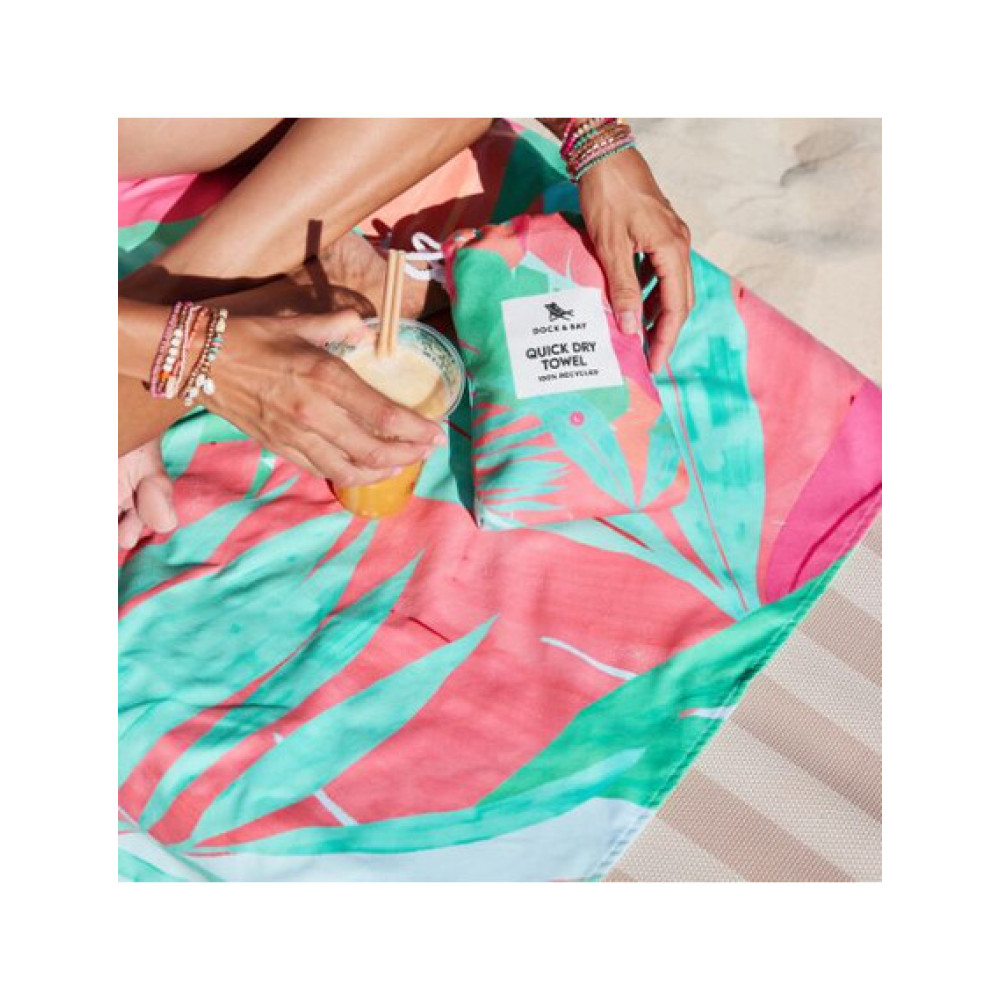 Dock & Bay Cabana Πετσέτα Θαλάσσης Μικροΐνών 160 x 90 cm - Hot Tropics
