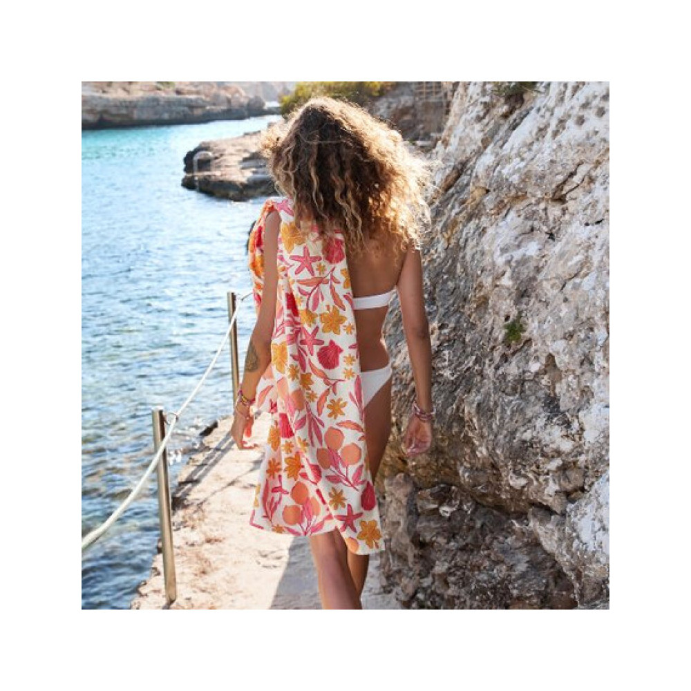 Dock & Bay Πετσέτα Θαλάσσης Μικροΐνών 160 x 90 cm - Tangerine Tide