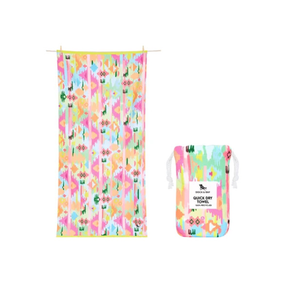 Dock & Bay Cabana Πετσέτα Θαλάσσης Μικροΐνών 160 x 90 cm - Ibiza Glow
