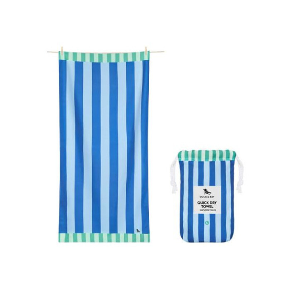 Dock & Bay Cabana Πετσέτα Θαλάσσης Μικροΐνών 160 x 90 cm - Blue Sky