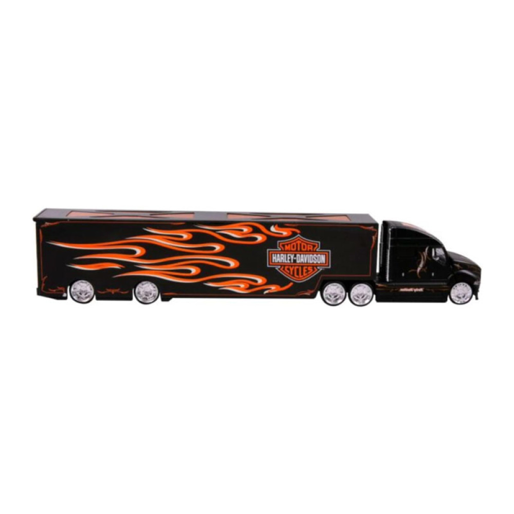 Maisto Custom Haulers Harley Davidson Trailer Truck 1/64