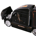 Maisto Custom Haulers Harley Davidson Trailer Truck 1/64