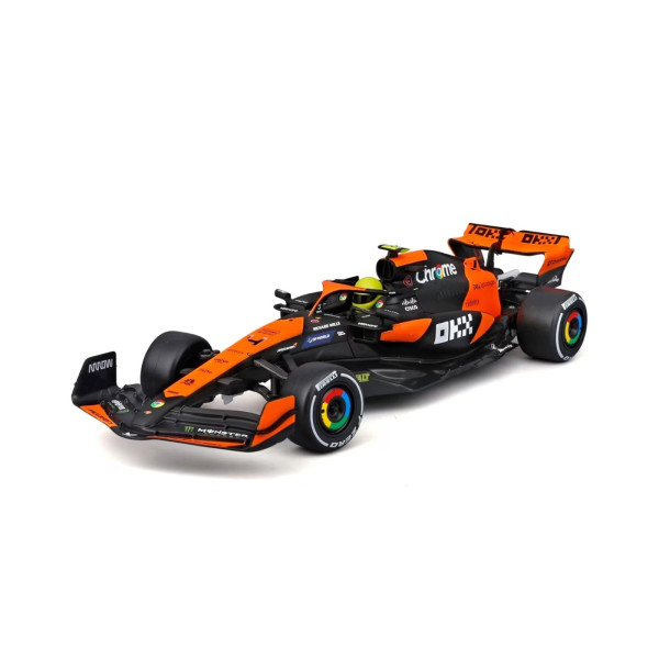 Maisto Tech RC McLaren Formula 1 MCL38 Miami Grand Prix 2024 #4 Lando Morris 2.4GHZ 1/24
