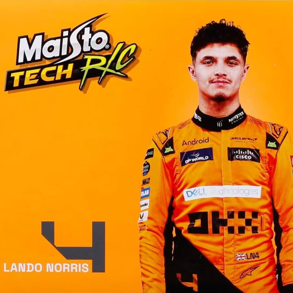Maisto Tech RC McLaren Formula 1 MCL38 Miami Grand Prix 2024 #4 Lando Morris 2.4GHZ 1/24