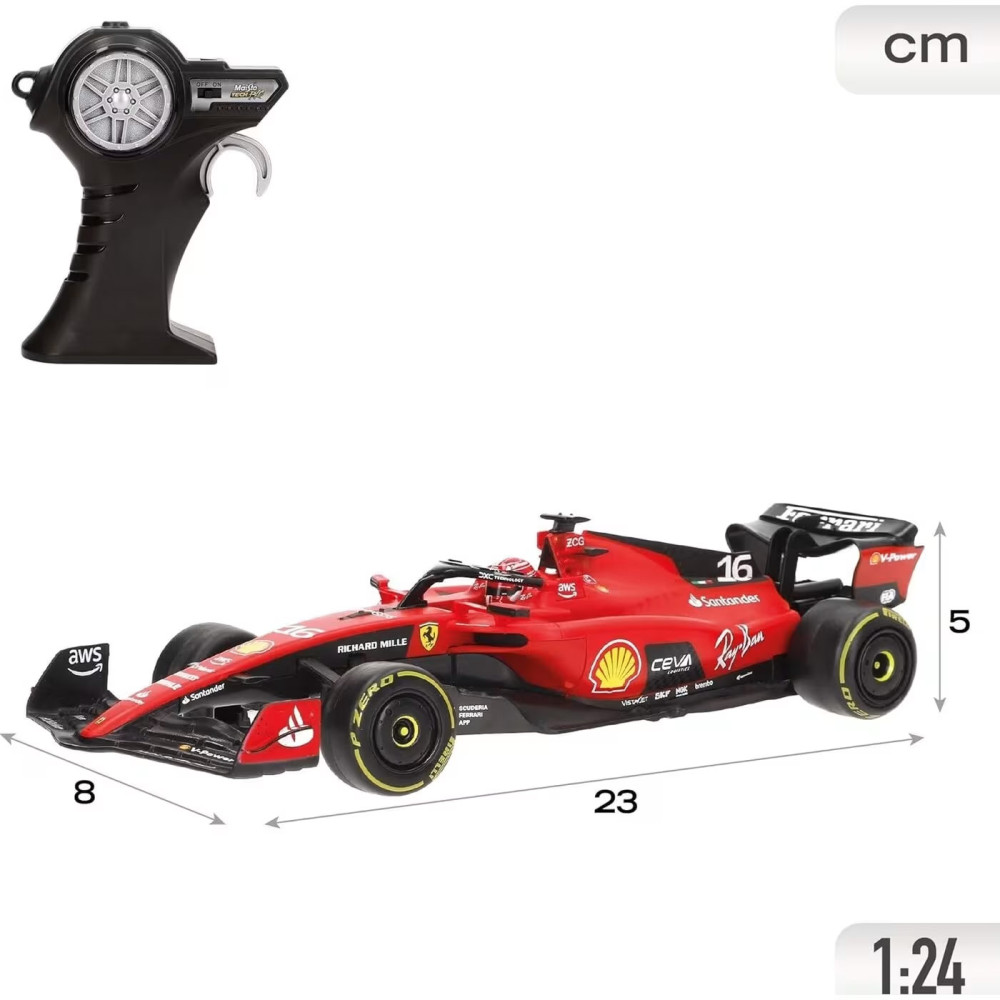 Maisto Tech RC Scuderia Ferrari Formula 1 SF-23 #16 Charles Leclerc 2.4GHZ 1/24