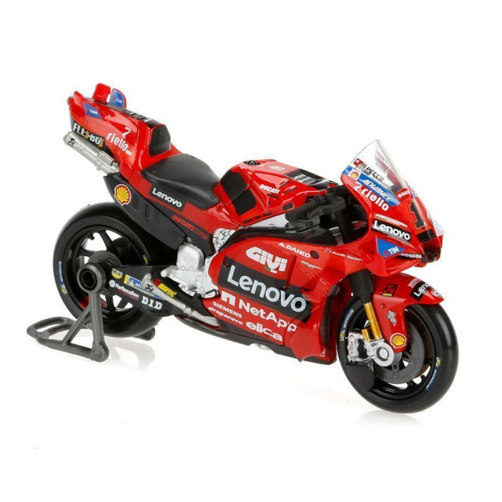 Maisto Moto GP Ducati Desmosedici GP24 Ducati Lenovo Team #1 Francesco Bagnaia 1/18