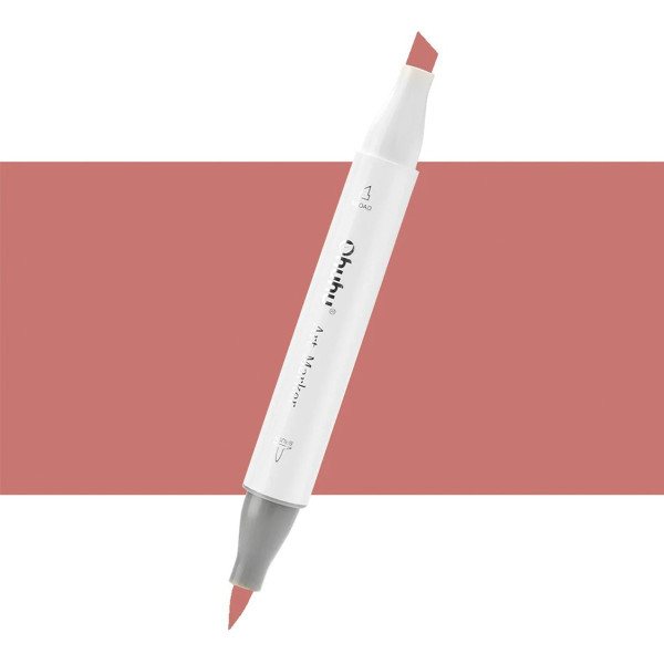 Ohuhu Honolulu Μαρκαδόρος Αλκοόλης Brush & Chisel E060/E610 - Light Mahogany